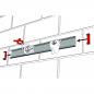 Preview: BRUNS Alu-Gerätehalterschiene mit 3 Haltern Länge 500 mm