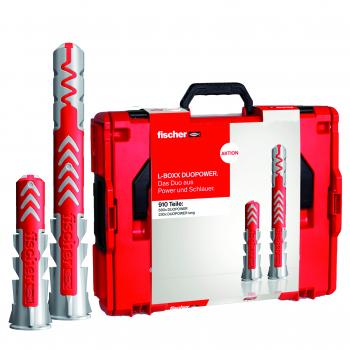 fischer® DUOPOWER L-BOXX 910 Teile Duopower im Koffer