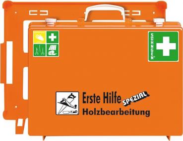 Erste Hilfe-Koffer MT-CD Holzbearbeitung, orange