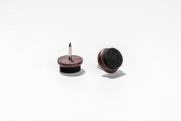 Filzgleiter mit Stift braun