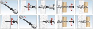 fischer®Gipskartondübel GK 100Stk.