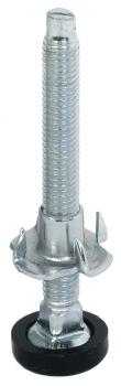 Verstellschraube, Gewinde M8, starr, mit Einschlagmutter Maß A: 51,7 mm, Maß B: 45 mm