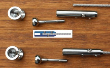 Seilspanner Kugelgelenk-Set
