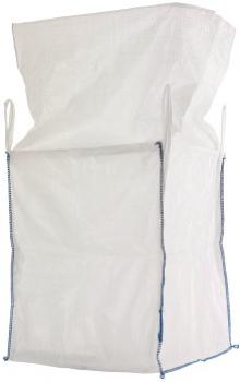 Big-Bag weiß/4 Hebeschlaufen 90x90x110cm Polypropylen, SWL 1.0000 kg, SFi 5:1
