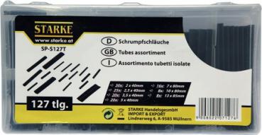 Schrumpfschlauch-Sortiment Box 127 tlg.
