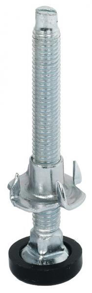 Verstellschraube, Gewinde M8, starr, mit Einschlagmutter Maß A: 51,7 mm, Maß B: 45 mm