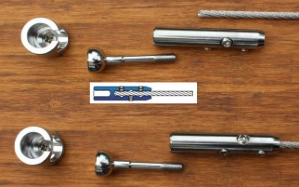 Seilspanner Kugelgelenk-Set