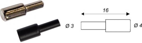 Steckbodenträger Stahl Bohr-ø 3 mm